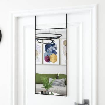 Door Mirror Black 40x80 cm - Stylish Home Decor | HipoMarket