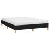 Black Fabric Double Bed Frame 135x190 cm | HipoMarket