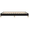 Black Fabric Double Bed Frame 135x190 cm | HipoMarket