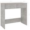 Concrete Grey Desk 80x40x75 cm | Modern Engineered Wood