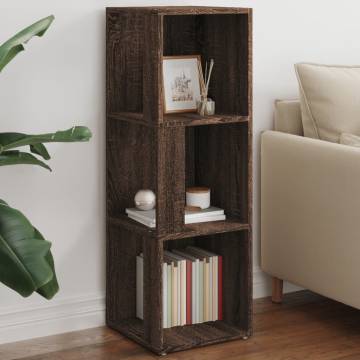 Corner Cabinet Brown Oak - Stylish Storage Solution 33x33x100 cm