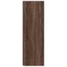 Corner Cabinet Brown Oak - Stylish Storage Solution 33x33x100 cm