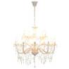 Elegant 2-Layer White Chandelier | 15 x E14 Bulbs