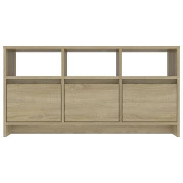 Stylish TV Cabinet Sonoma Oak - 102x37.5x52.5 cm Engineered Wood