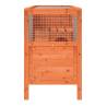 Rabbit Hutch Brown 103x44 cm | Solid Pine Wood Pet House