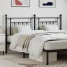 Metal Headboard Black 160 cm Colour black Size 160 cm Quantity in Package 1 