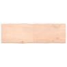 Untreated Solid Wood Live Edge Table Top - 160x50x(2-6) cm