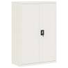 File Cabinet White 90x40x140 cm Steel - Organize Your Office