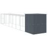 Durable Chicken Cage with Run - Anthracite 165x863x181 cm