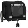 Pet Bike Trailer - Black Oxford Fabric & Iron | HipoMarket