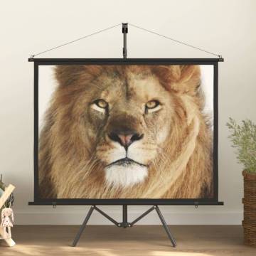 60" Projection Screen with Tripod - Portable & Adjustable