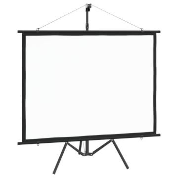 60" Projection Screen with Tripod - Portable & Adjustable