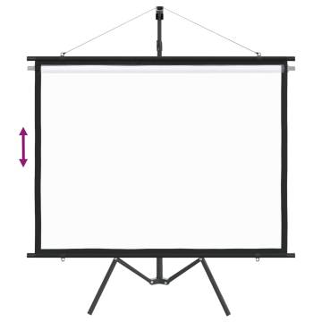 60" Projection Screen with Tripod - Portable & Adjustable