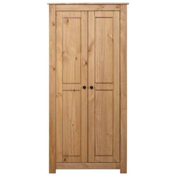 Solid Pine Wardrobe 80x50x171.5 cm - Panama Range