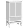 Elegant White Cabinet with 5 Drawers & 2 Shelves - Hipomarket