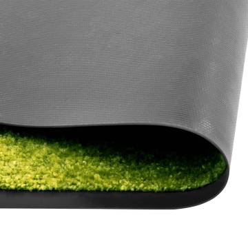 Washable Green Doormat 60x90 cm - Stylish & Durable