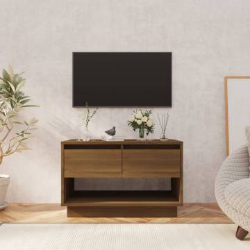 Brown Oak TV Cabinet - Stylish & Durable | HipoMarket