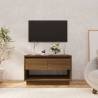 TV Cabinet Brown Oak 70x41x44 cm Engineered Wood Colour brown oak Quantity in Package 1 