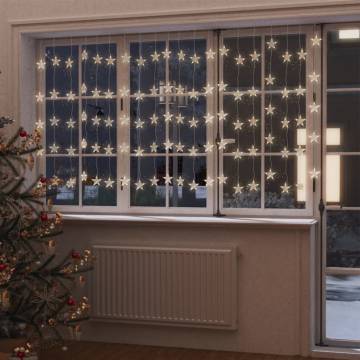 LED Star Curtain Fairy Lights - 500 Warm White LEDs | HipoMarket