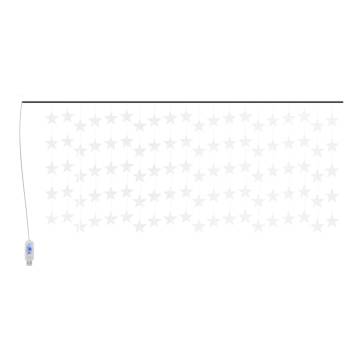 LED Star Curtain Fairy Lights - 500 Warm White LEDs | HipoMarket