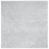 HUARTE Short Pile Soft Washable Grey Rug - 120x120 cm