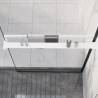 Shower Shelf for Walk-in Shower Wall White 80 cm Aluminium Colour white Size 80 cm 