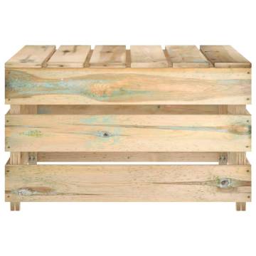 Garden Pallet Table - Durable Impregnated Pinewood | HipoMarket