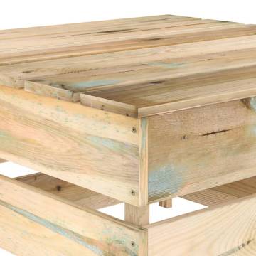 Garden Pallet Table - Durable Impregnated Pinewood | HipoMarket