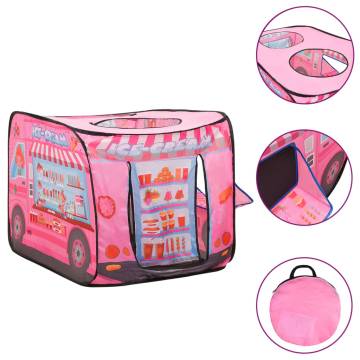 Children's Play Tent with 250 Balls - Pink 70x112 cm