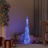 Acrylic Decorative LED Light Cone Blue 60 cm Colour blue Size 60 cm Quantity in Package 1 Model with battery 