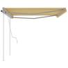 Buy Manual Retractable Awning 4.5x3m - Yellow & White