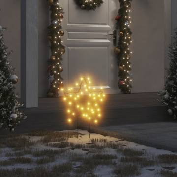 Star Christmas Light Decorations with 50 LEDs - 3 pcs