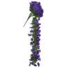 Artificial Flower Garlands 3 pcs Dark Purple - 85 cm