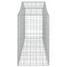 Arched Gabion Baskets - Durable 15 pcs Galvanised Iron