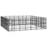 Outdoor Dog Kennel Steel 45.16 m² Size 672 x 672 x 200 cm Quantity in Package 1 