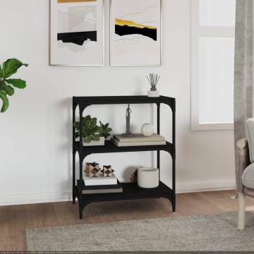 Book Cabinet Black 60x33x70.5 cm - Stylish & Durable Storage