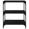 Book Cabinet Black 60x33x70.5 cm - Stylish & Durable Storage