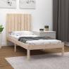 Bed Frame Solid Wood 75x190 cm Small Single Colour natural Size 75 x 190 cm 