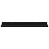 Stylish Black Wall Shelves (4 pcs) - 60x9x3 cm | HipoMarket