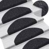 Self-adhesive Stair Mats 10 pcs Black 65x21x4 cm Needle Punch Colour black Size 65 x 21 x 4 cm Quantity in Package 10 