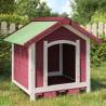 Dog Kennel Mocha 65x65x61.5 cm Solid Wood Pine Colour mocha Quantity in Package 1 