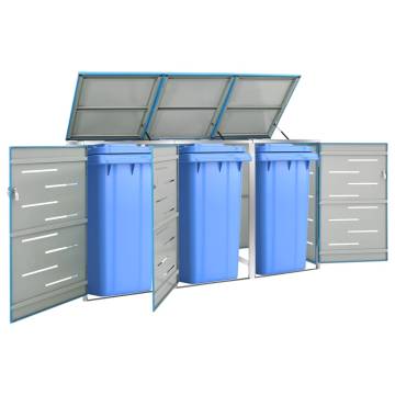 Triple Wheelie Bin Shed - Stylish & Sturdy | HipoMarket