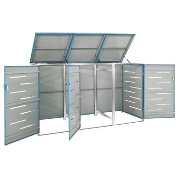 Triple Wheelie Bin Shed - Stylish & Sturdy | HipoMarket