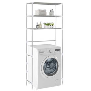 3-Tier Storage Rack Over Laundry Machine - Silver | Hipo Market