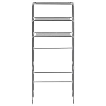 3-Tier Storage Rack Over Laundry Machine - Silver | Hipo Market