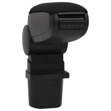 Car Armrest Black 12x31x(29.5-47) cm ABS - Stylish & Functional