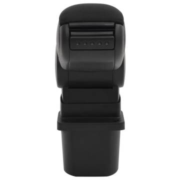 Car Armrest Black 12x31x(29.5-47) cm ABS - Stylish & Functional