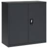 File Cabinet Anthracite | Steel Filing Cabinet 90x40x90 cm