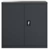 File Cabinet Anthracite | Steel Filing Cabinet 90x40x90 cm