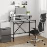 Desk Grey Sonoma 100x50 cm | Industrial Style Home Office